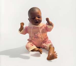 African American Reborn Baby Doll  11”